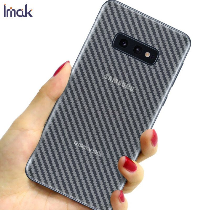 Πίσω Προστατευτική Μεμβράνη Για Samsung Galaxy S10E Style Carbon Imak