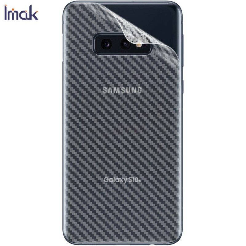 Πίσω Προστατευτική Μεμβράνη Για Samsung Galaxy S10E Style Carbon Imak