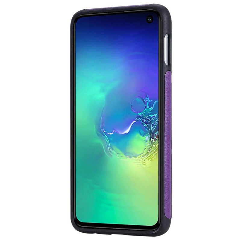 θηκη κινητου Samsung Galaxy S10e Κάτοχος Κάρτας Υποστήριξης Cat Print