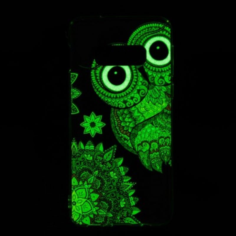 Θήκη Samsung Galaxy S10e Fluorescent Owl Mandala