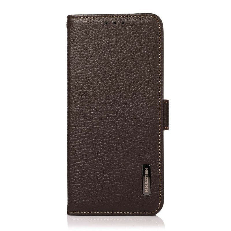 Κάλυμμα Poco M3 Pro 5G Rfid Lychee Leather