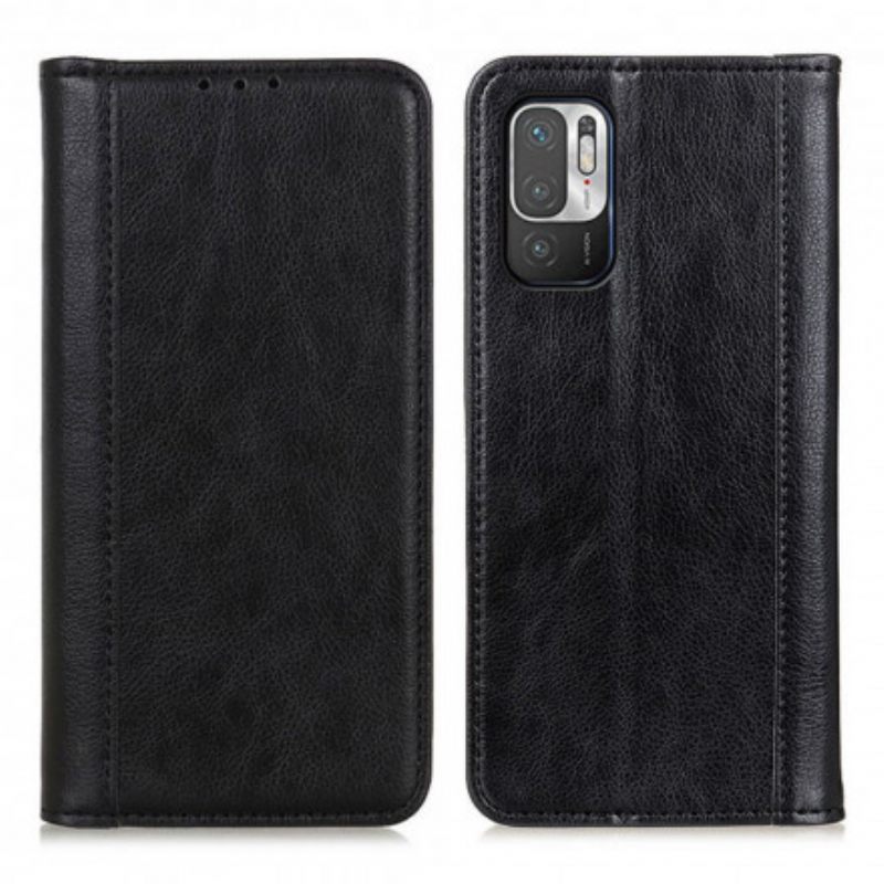 θηκη κινητου Poco M3 Pro 5G Θήκη Flip Έκδοση Litchi Split Leather