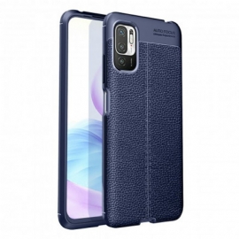 Θήκη Poco M3 Pro 5G Leather Effect Litchi Διπλή Σειρά