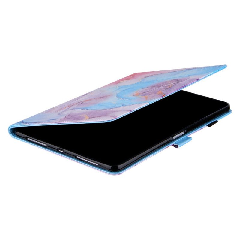 Θήκη Flip iPad Air (2022) Τυλιζαρισμένο Μάρμαρο