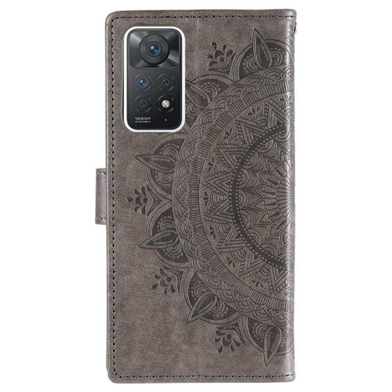 δερματινη θηκη Xiaomi Redmi Note 11 Pro 4G / 5G Sun Mandala