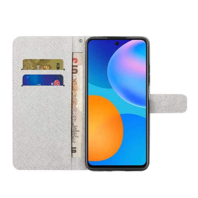 Θήκη Flip Xiaomi Redmi Note 11 Pro 4G / 5G με κορδονι Φτερό Με Λουρί