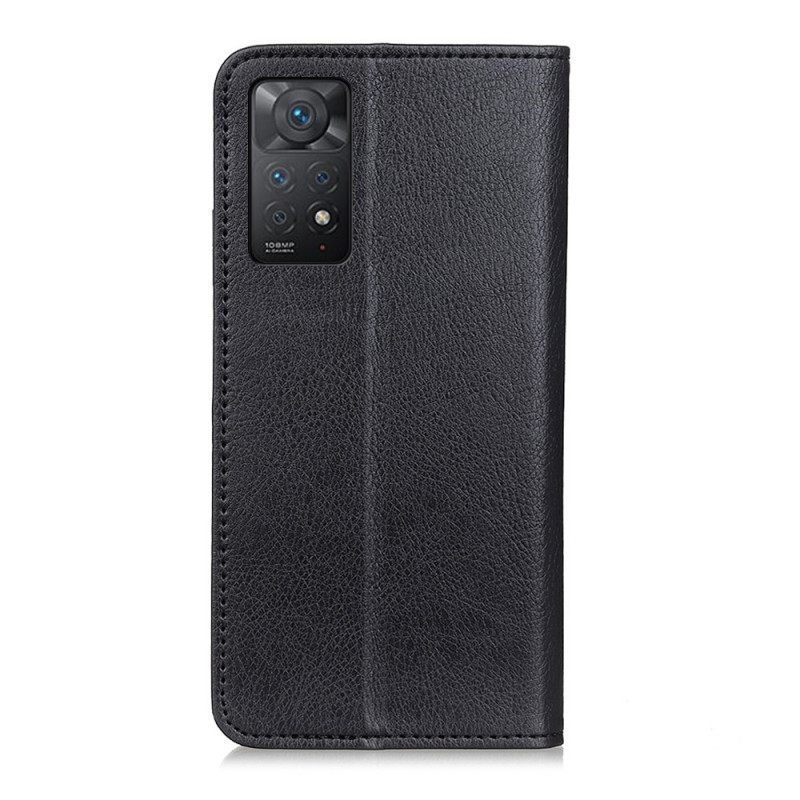 θηκη κινητου Xiaomi Redmi Note 11 Pro 4G / 5G Θήκη Flip Litchi Split Leather