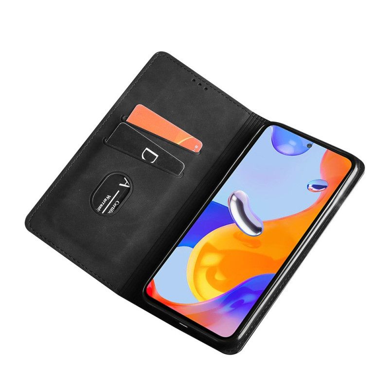 θηκη κινητου Xiaomi Redmi Note 11 Pro 4G / 5G Θήκη Flip Σχεδίαση Αφής Δέρματος