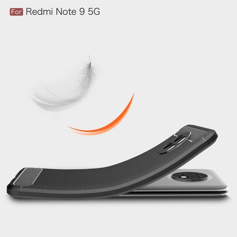 Θήκη Xiaomi Redmi Note 9 5G / 9T 5G Βουρτσισμένη Ίνα Άνθρακα