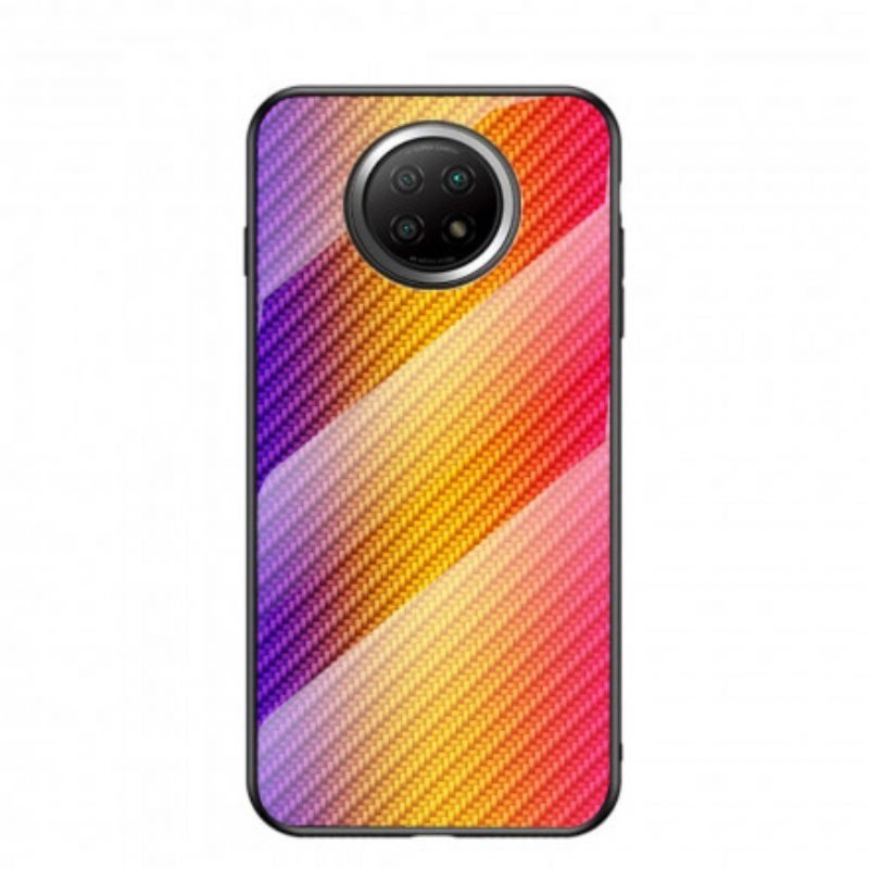 Θήκη Xiaomi Redmi Note 9 5G / 9T 5G Γυαλί Με Ανθρακονήματα