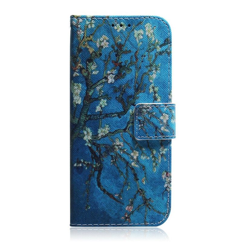 Κάλυμμα Xiaomi Redmi Note 9 Blossom Tree Blue Φόντο