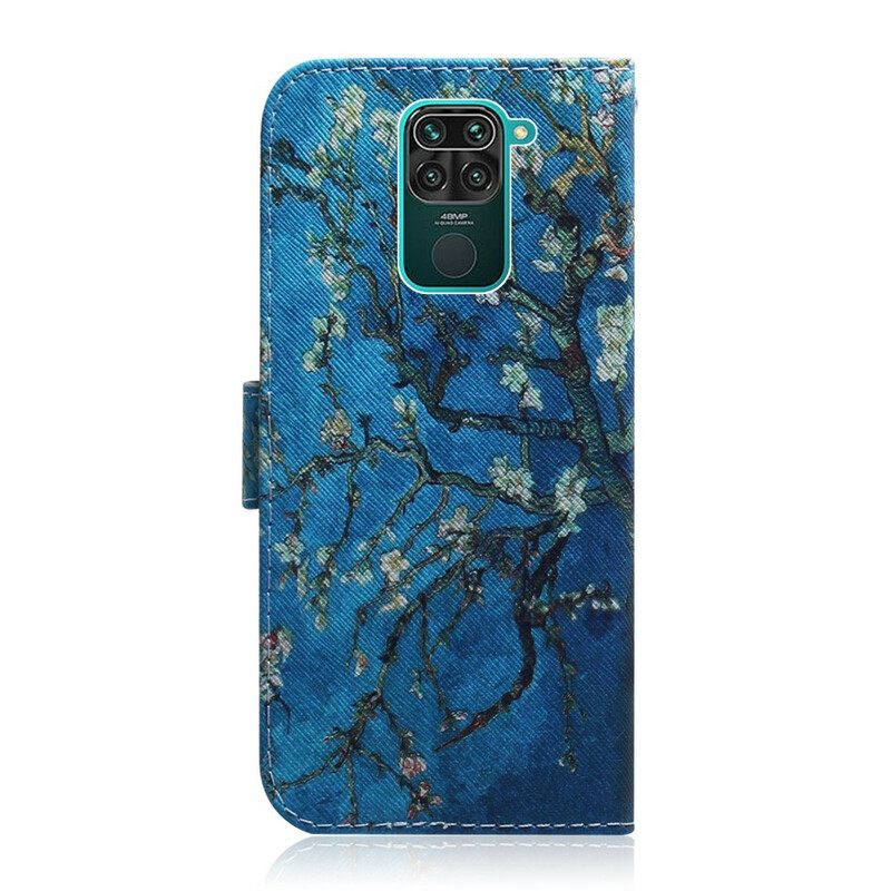 Κάλυμμα Xiaomi Redmi Note 9 Blossom Tree Blue Φόντο