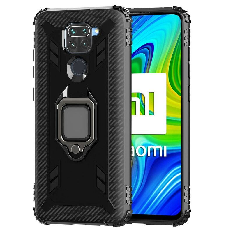 Θήκη Xiaomi Redmi Note 9 Δαχτυλίδι Και Ίνες Άνθρακα