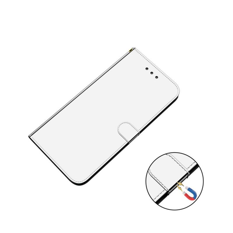 Κάλυμμα Google Pixel 6 Pro Κάλυμμα Καθρέφτη Από Συνθετικό Δέρμα