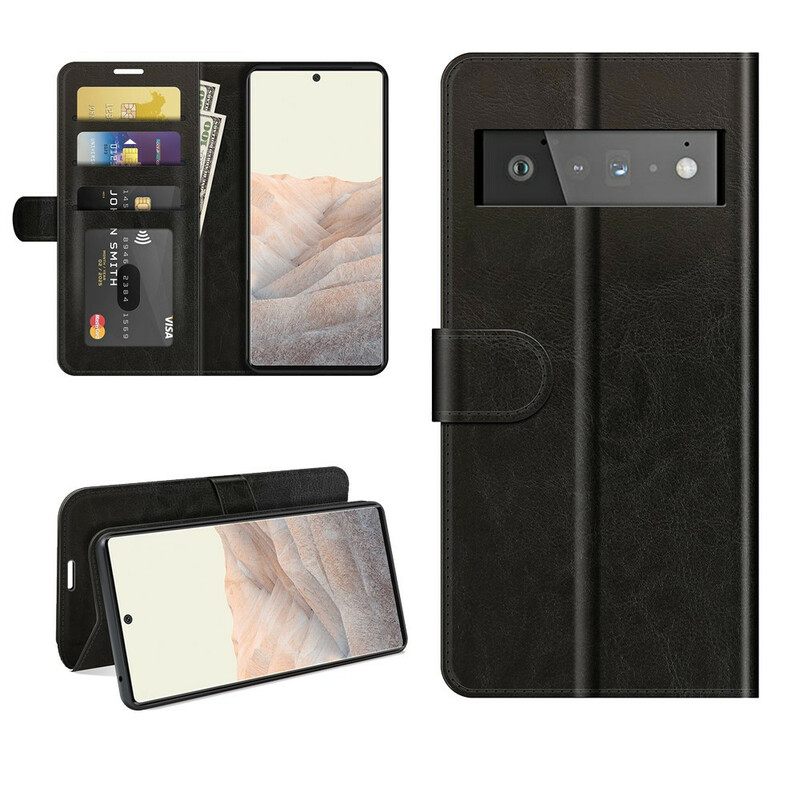 Κάλυμμα Google Pixel 6 Pro Ultra Faux Leather