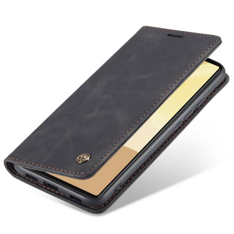 θηκη κινητου Google Pixel 6 Pro Θήκη Flip Caseme Faux Leather