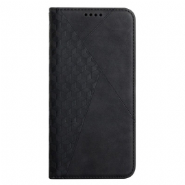 θηκη κινητου Google Pixel 6 Pro Θήκη Flip Εφέ Geo Leather