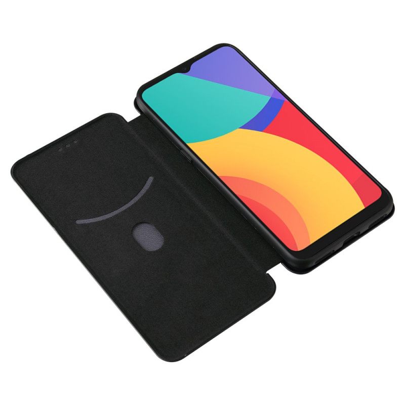 θηκη κινητου Alcatel 1S / 3L (2021) Θήκη Flip Ανθρακονήματα