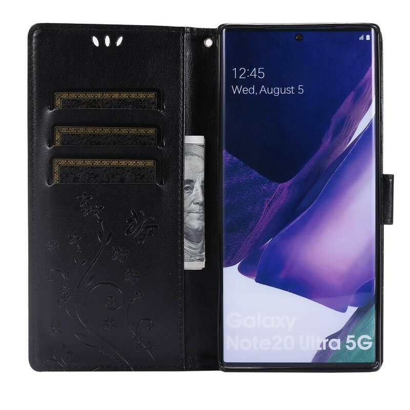 Κάλυμμα Samsung Galaxy Note 20 Ultra Πεταλούδες Στον Άνεμο