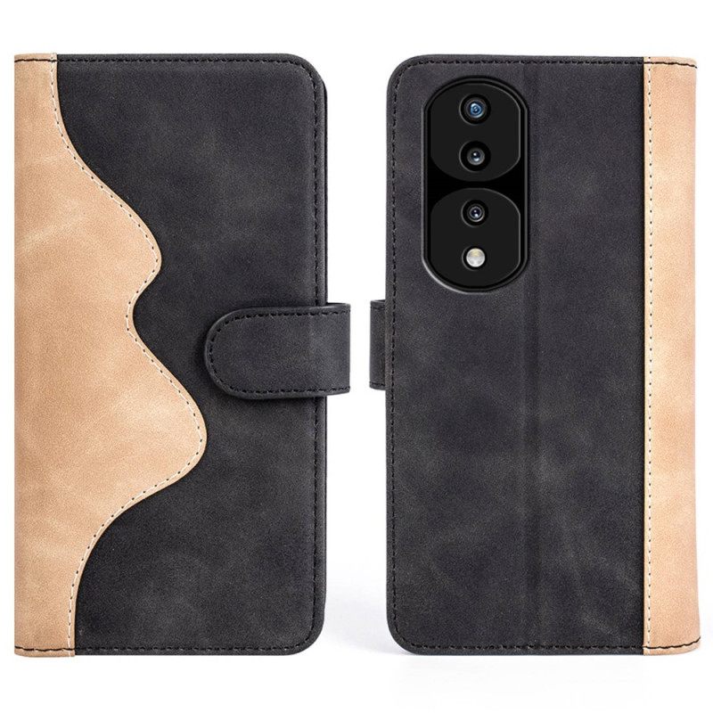 Κάλυμμα Honor 70 Wave Leather Style