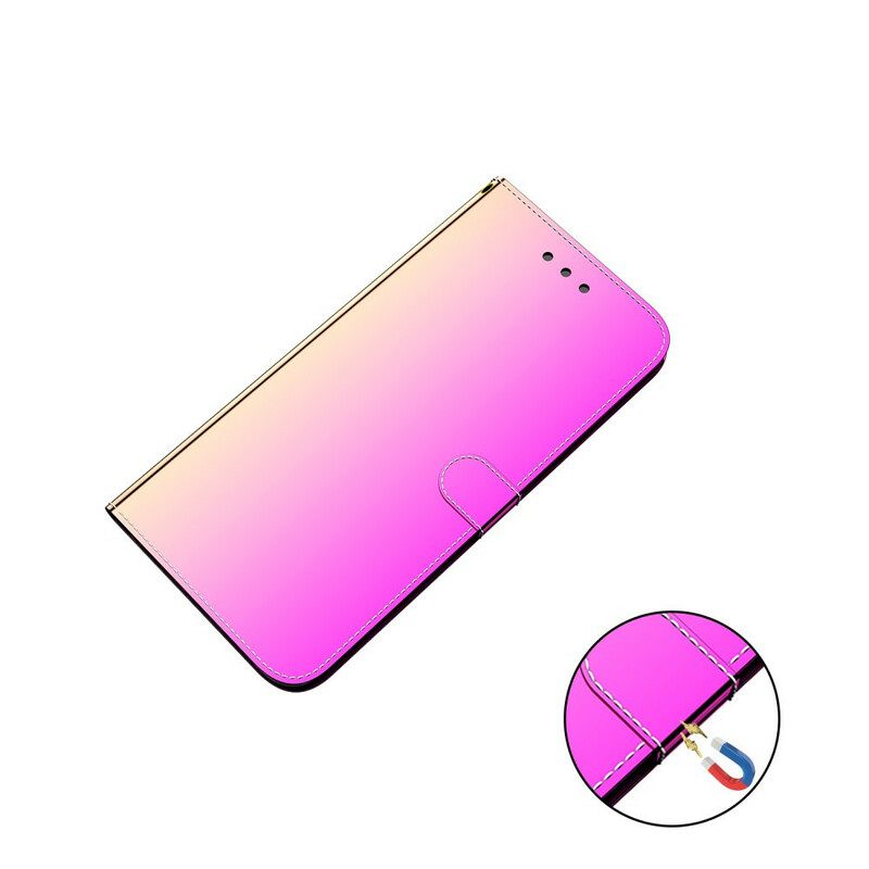 Κάλυμμα Huawei P40 Κάλυμμα Καθρέφτη Από Συνθετικό Δέρμα