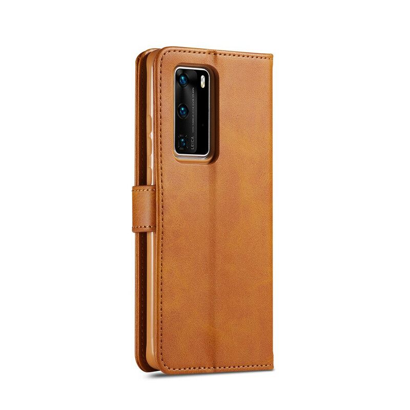 Κάλυμμα Huawei P40 Lc.imeeke Leather Effect