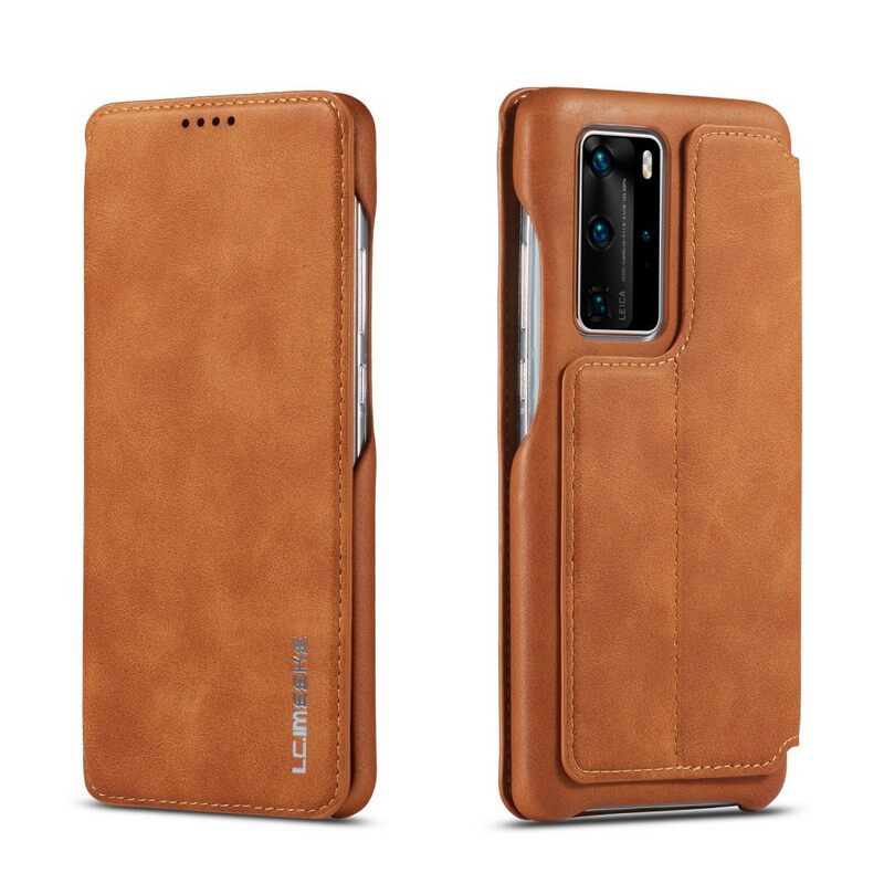 θηκη κινητου Huawei P40 Θήκη Flip Lc.imeeke Leather Effect