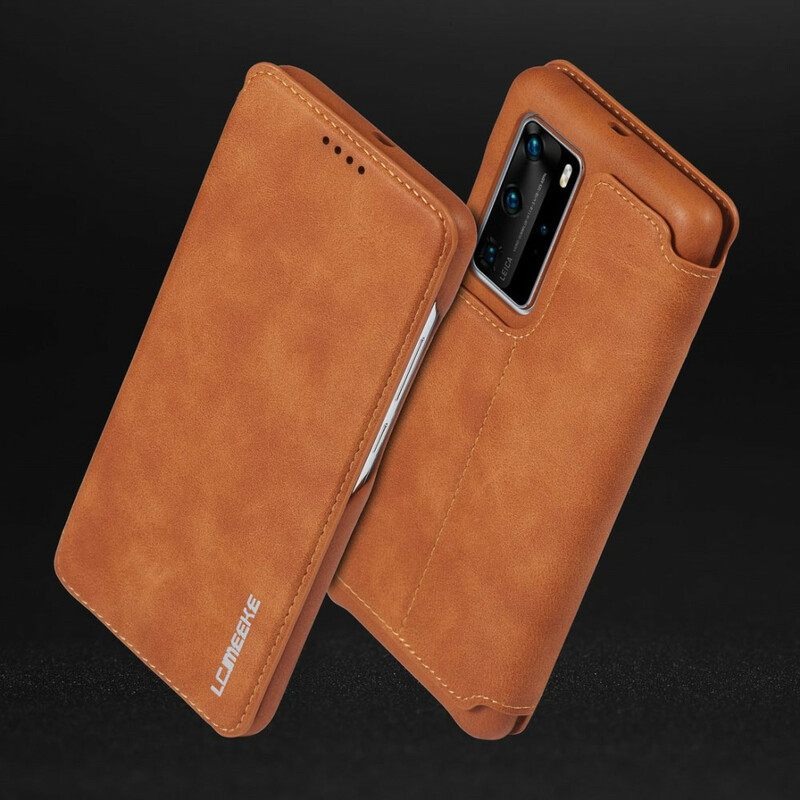 θηκη κινητου Huawei P40 Θήκη Flip Lc.imeeke Leather Effect