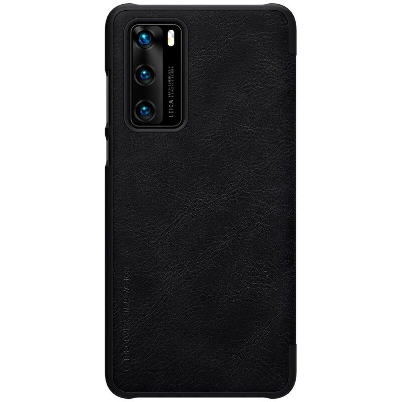 θηκη κινητου Huawei P40 Θήκη Flip Qin Series Nillkin