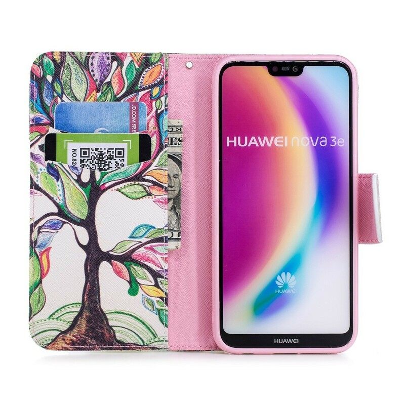 Κάλυμμα Huawei P20 Lite Έγχρωμο Δέντρο