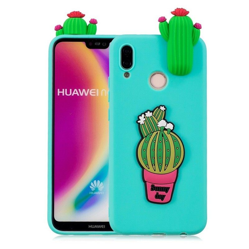 Θήκη Huawei P20 Lite Τρισδιάστατη Τρέλα Κάκτων