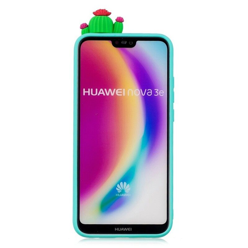 Θήκη Huawei P20 Lite Τρισδιάστατη Τρέλα Κάκτων