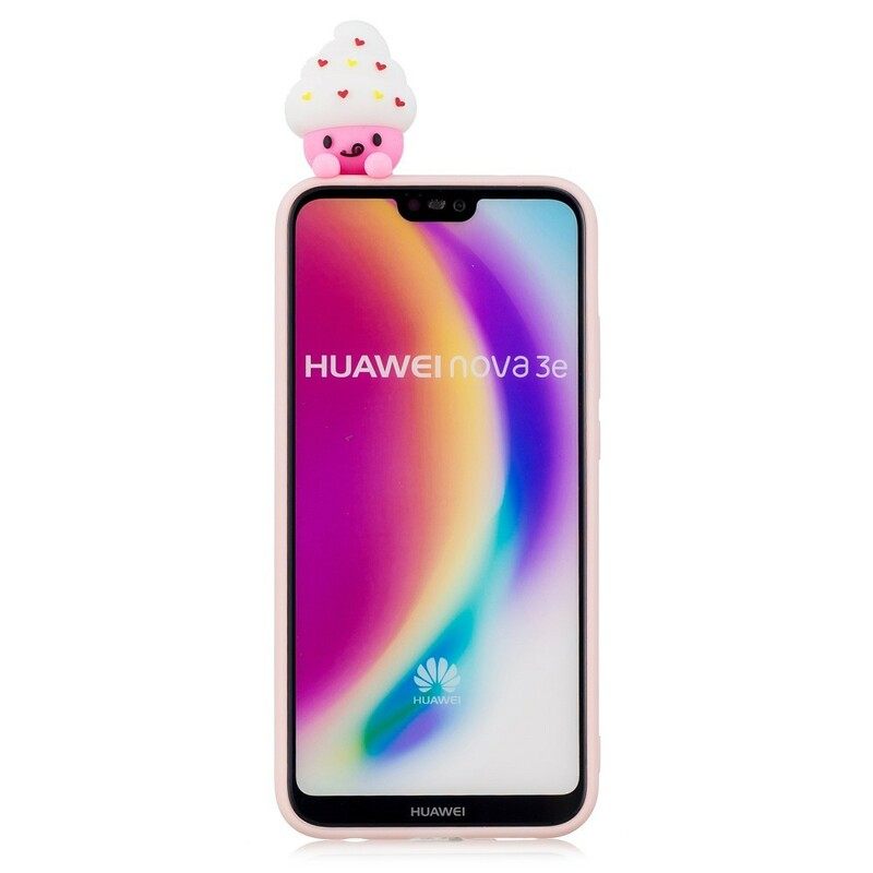 Θήκη Huawei P20 Lite Τρισδιάστατο Διασκεδαστικό Παγωτό