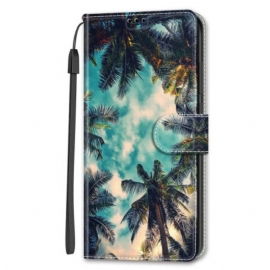 Δερματινη Θηκη Samsung Galaxy S24 Ultra 5g Strap Palms Σιλικόνης