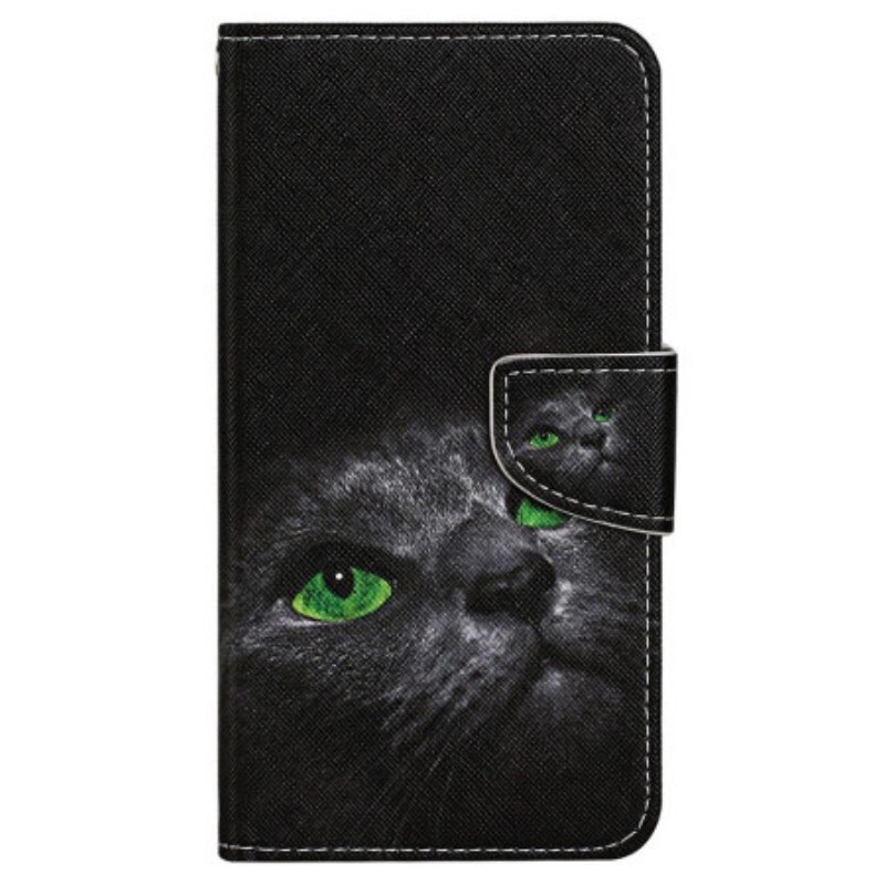 Δερματινη Θηκη Samsung Galaxy S24 Ultra 5g Strappy Cat Eyes