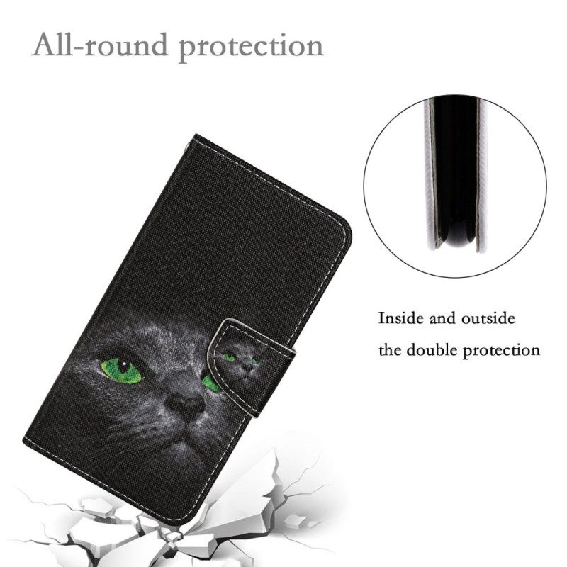 Δερματινη Θηκη Samsung Galaxy S24 Ultra 5g Strappy Cat Eyes