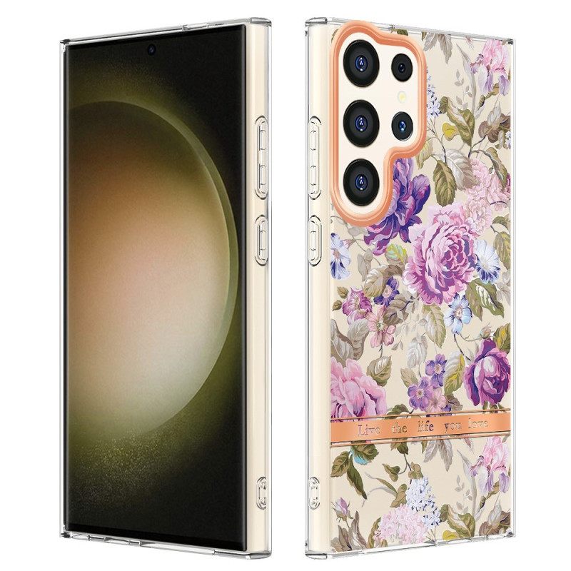 Κάλυμμα Samsung Galaxy S24 Ultra 5g Με Floral Pattern