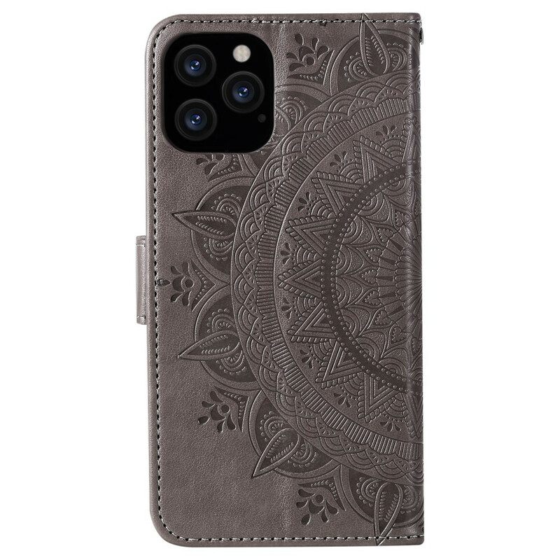 Θήκη Flip iPhone 12 Pro Max Sun Mandala