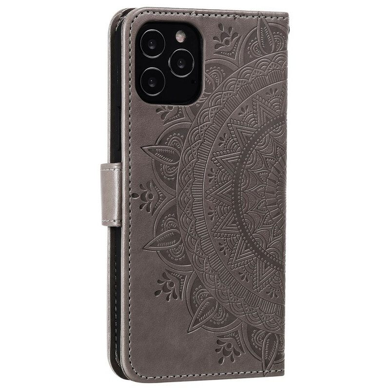 Θήκη Flip iPhone 12 Pro Max Sun Mandala