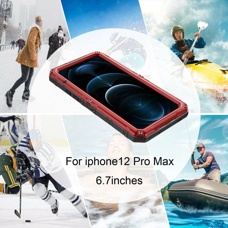 Θήκη iPhone 12 Pro Max Αδιάβροχο Σούπερ Ανθεκτικό Μέταλλο