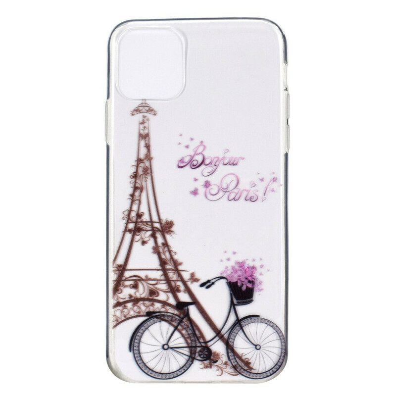 Θήκη iPhone 12 Pro Max Διαφανές Bonjour Paris