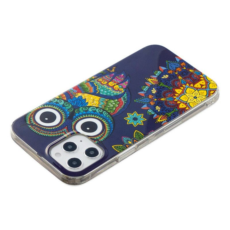 Θήκη iPhone 12 Pro Max Fluorescent Owl Mandala