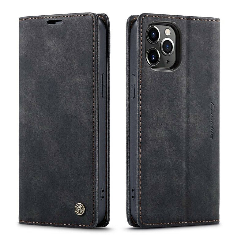 θηκη κινητου iPhone 12 Pro Max Θήκη Flip Caseme Faux Leather