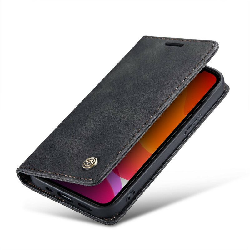 θηκη κινητου iPhone 12 Pro Max Θήκη Flip Caseme Faux Leather