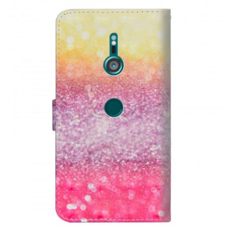 Κάλυμμα Sony Xperia XZ3 Ματζέντα Glitter Gradient