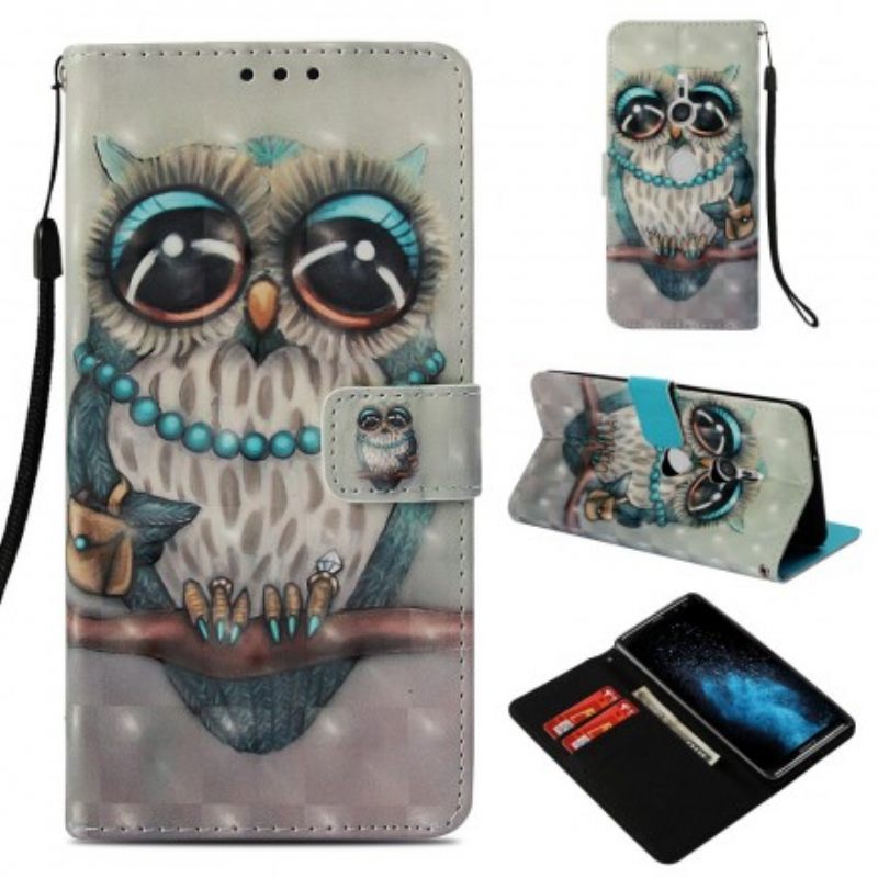 Κάλυμμα Sony Xperia XZ3 Miss Owl 3d