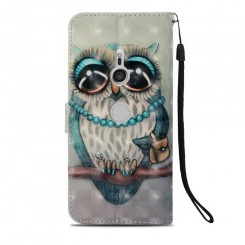 Κάλυμμα Sony Xperia XZ3 Miss Owl 3d