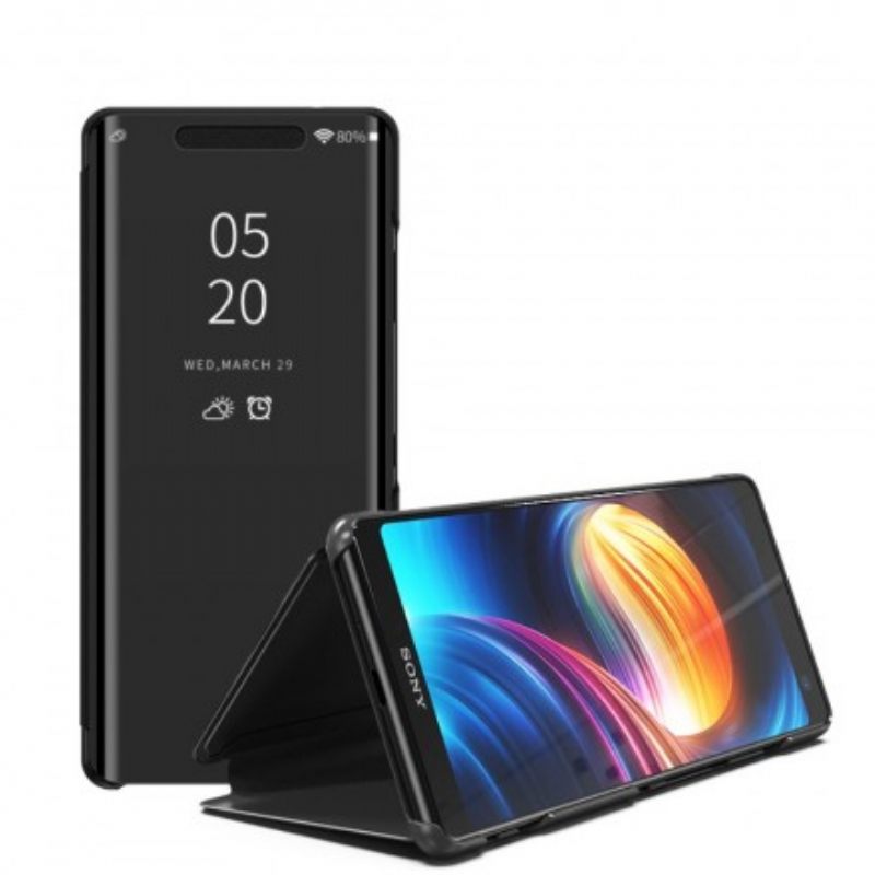 θηκη κινητου Sony Xperia XZ3 Καθρέφτης Και Συνθετικό Δέρμα