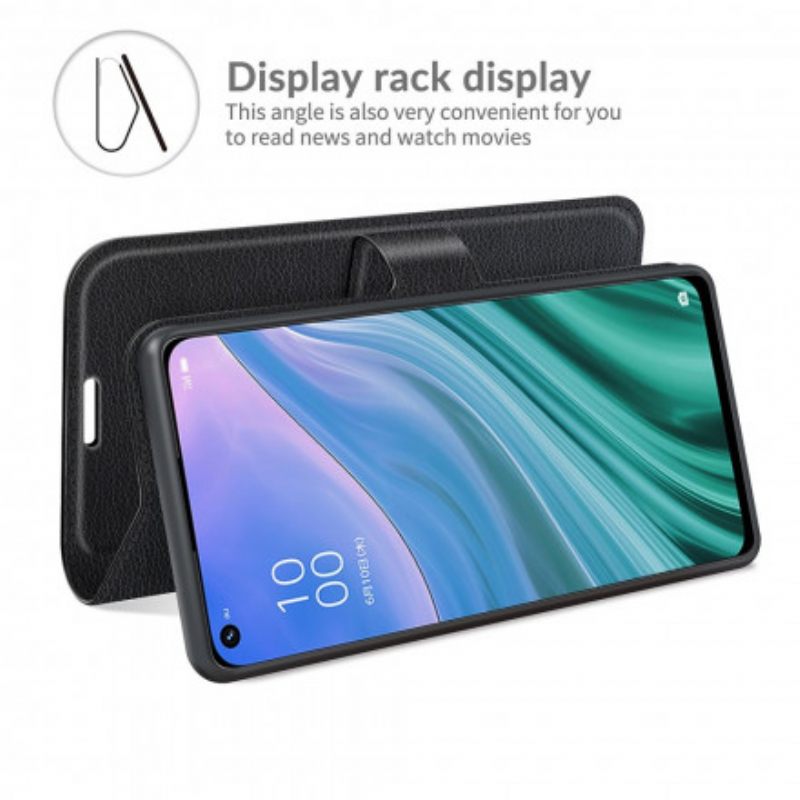 δερματινη θηκη Oppo A54 5G / A74 5G Κλασικό Συνθετικό Δέρμα Litchi