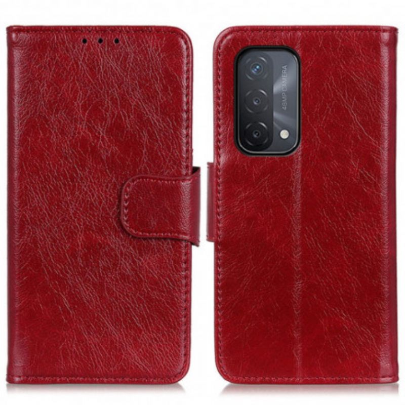 Κάλυμμα Oppo A54 5G / A74 5G Split Nappa Leather